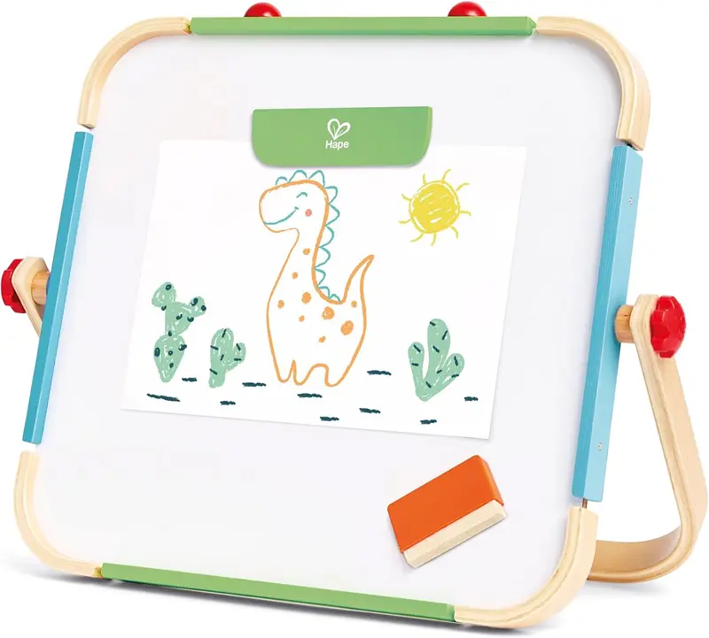 Maletín de dibujo portátil Hape - Estudio de arte en madera para niños E1009