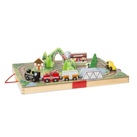 Maletín de Madera Vehículos de Rescate Melissa & Doug | Pista y Accesorios