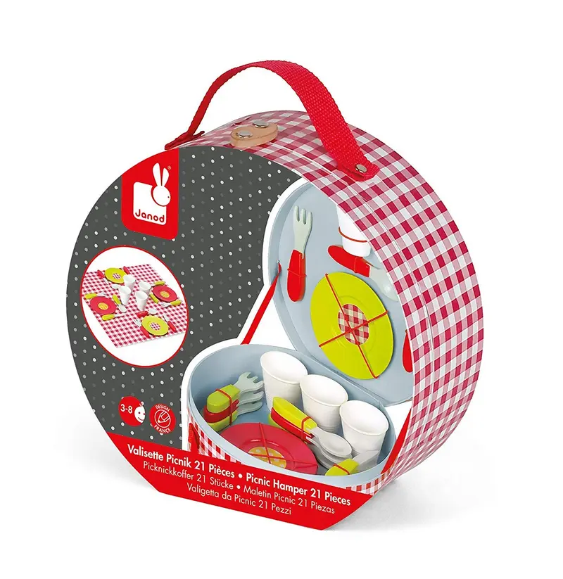 Maletín de Picnic de Juguete Janod | Juego Simbólico Niños