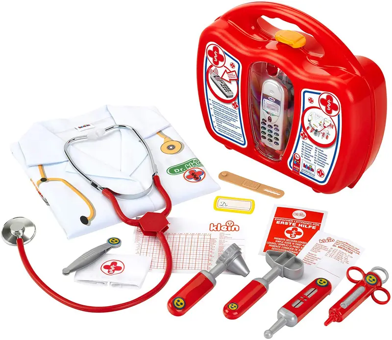 Maletin medico deluxe, juego imitación - klein