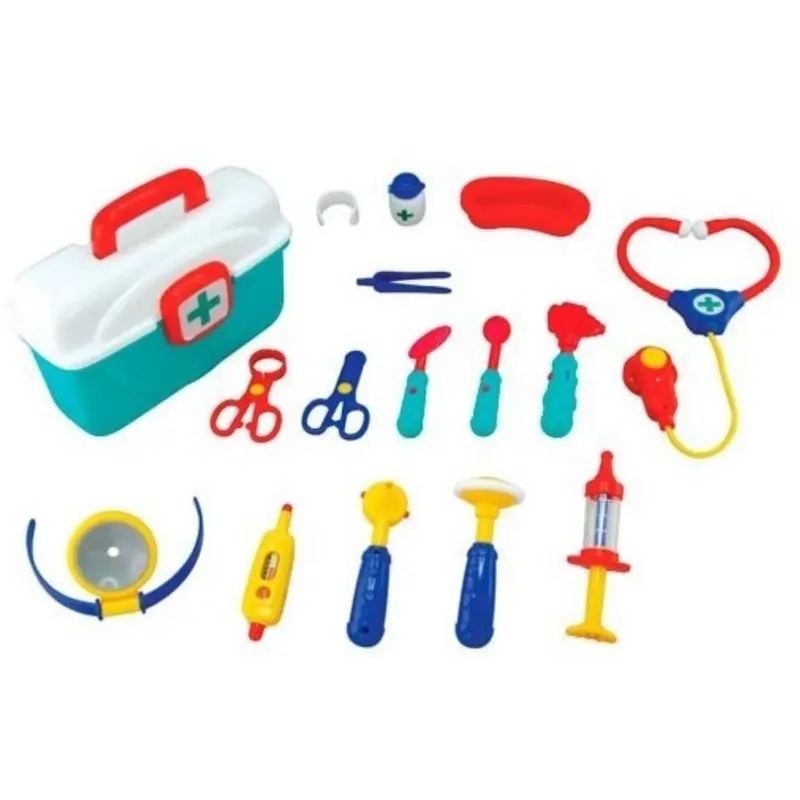 Maletín médico juguete set doctor con 16 accesorios