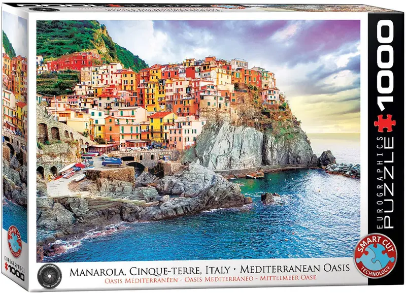 Manarola, Oasis Mediterráneo de Cinque-Terre, Italia