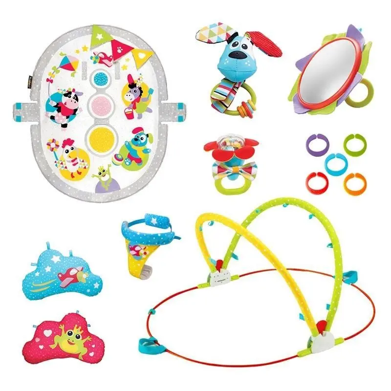 Manta de actividades para bebes, juego tumbado y sentado - yookidoo