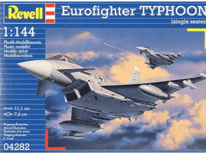 Maqueta 1/144 Eurofighter Typhoon (Sing