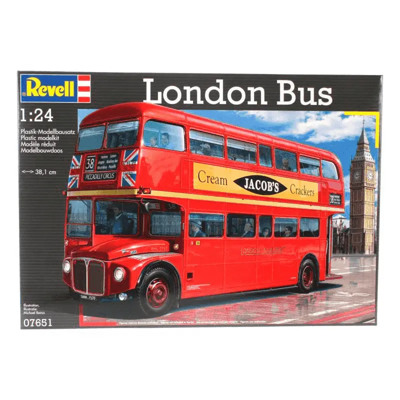 Maqueta 1/24 London Bus Revell Kit