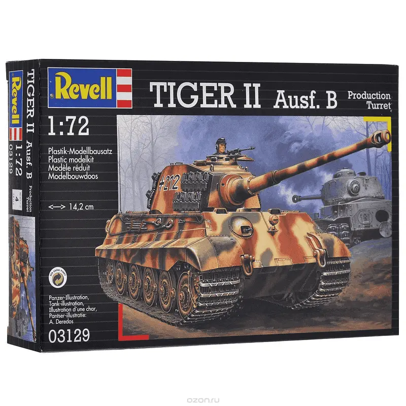 Maqueta 1/72 Tiger Ii Aisf.B