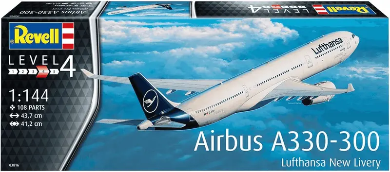 Maqueta Airbus A380 Lufthansa 1/144