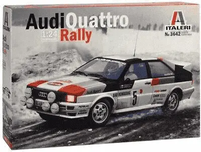 Maqueta Audi Quattro Rally Esc. 1/24