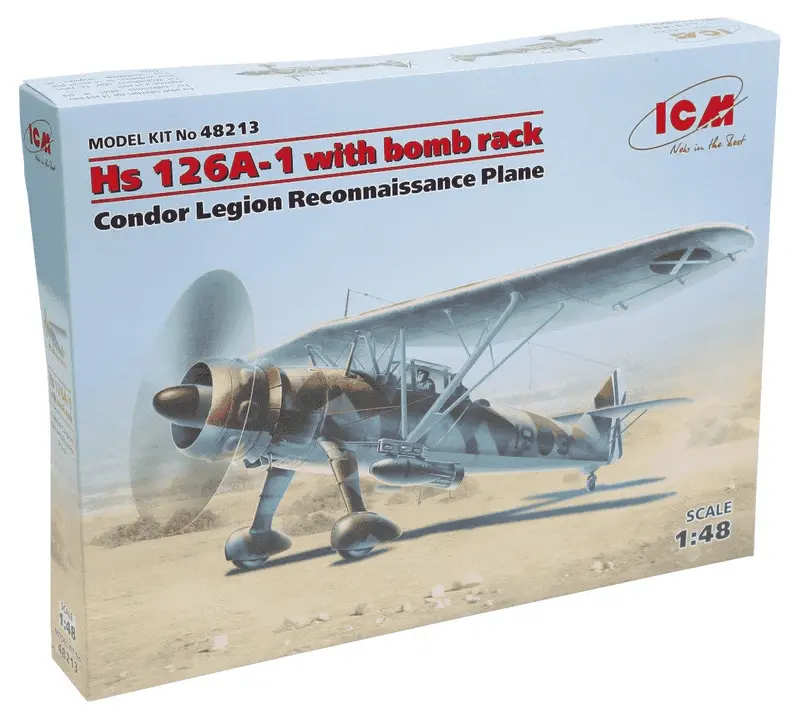 Maqueta Avion 1/48 Condor Hs 126A-1 With