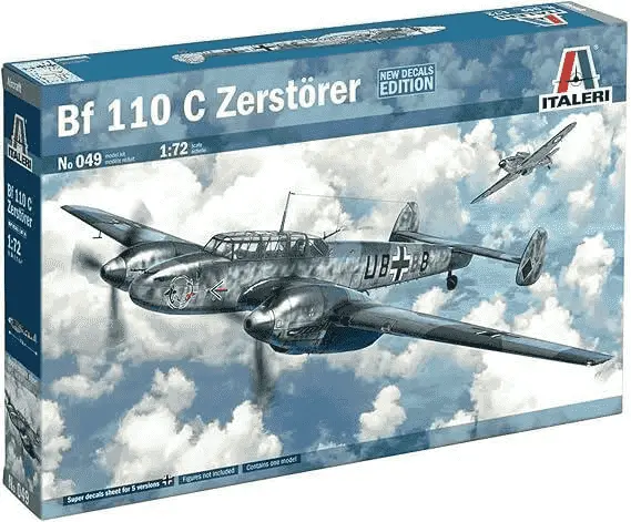 Maqueta Avion Italeri BF110 C3/C4 1/72
