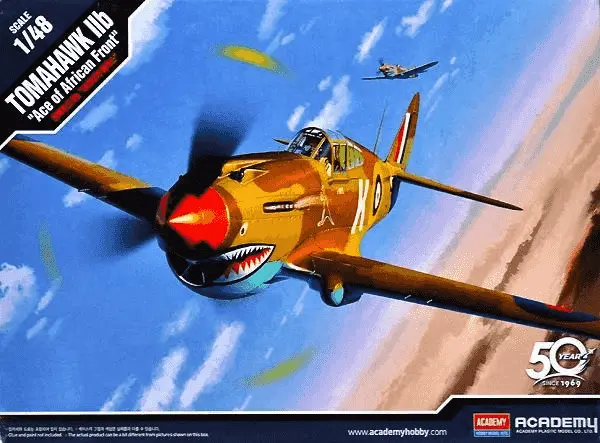 Maqueta Avion Tomahawk IIB ACE1/48