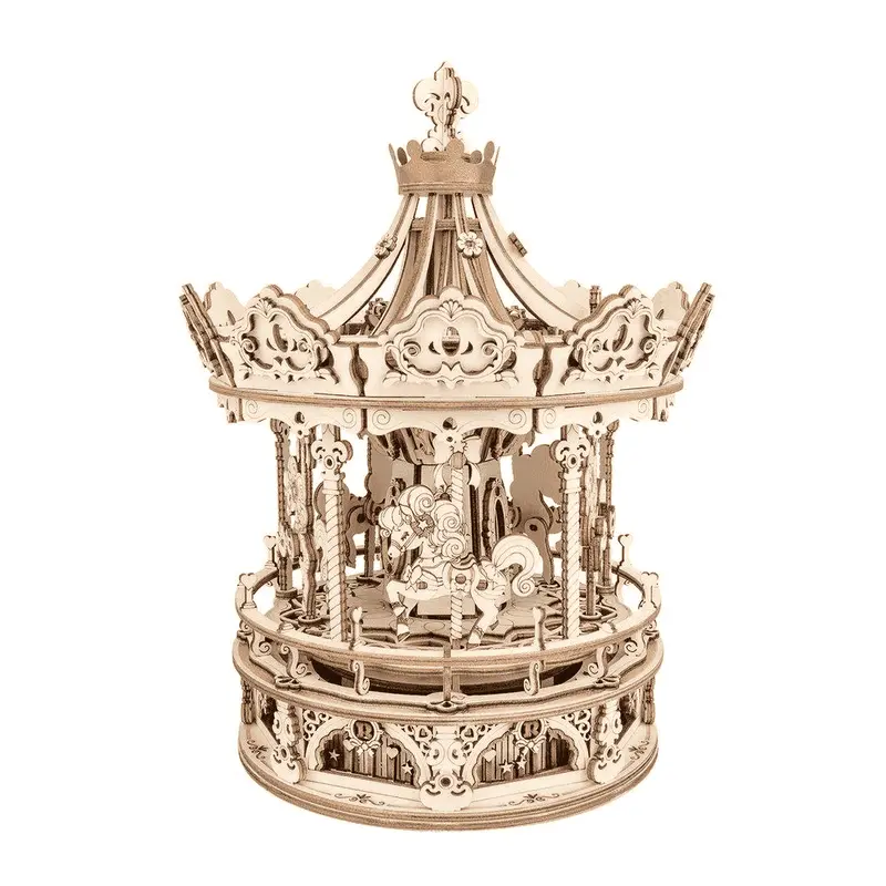 Maqueta Caja De Musica Carrusel Romantic