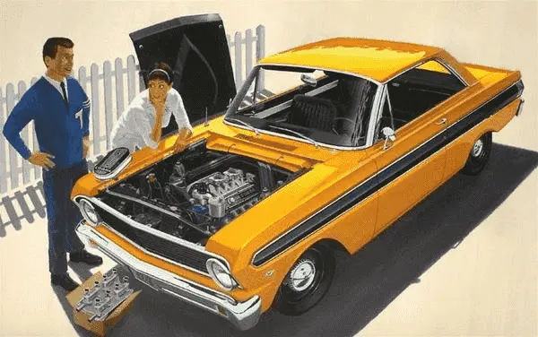 MAQUETA COCHE 1/25 FORD FALCON SPRINT64