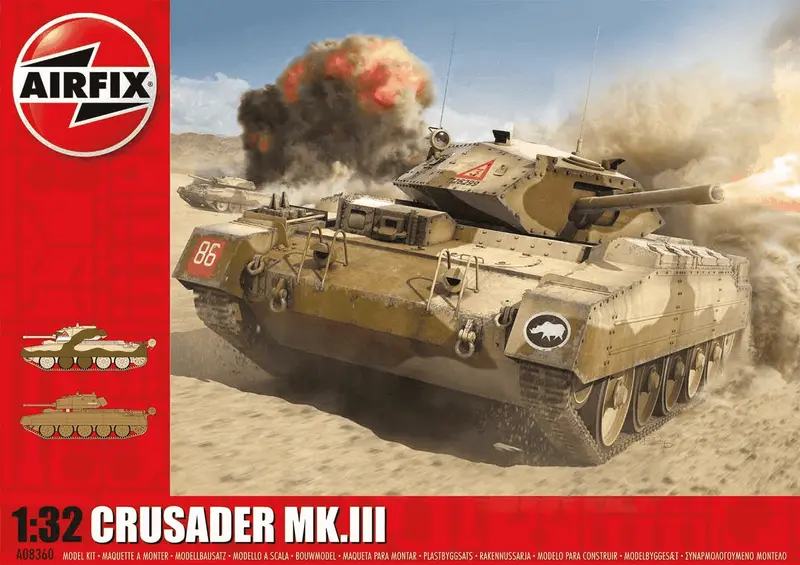 MAQUETA CRUSADER MKIII TANK 0,063888888