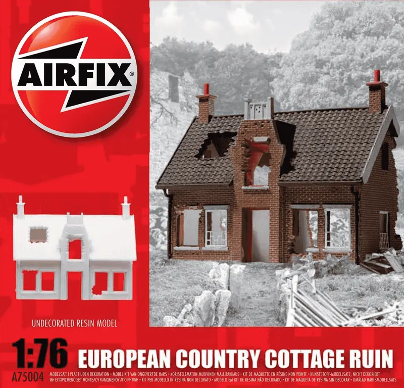MAQUETA EUROPEAN COUNTRY COTTAGE RUIN 1