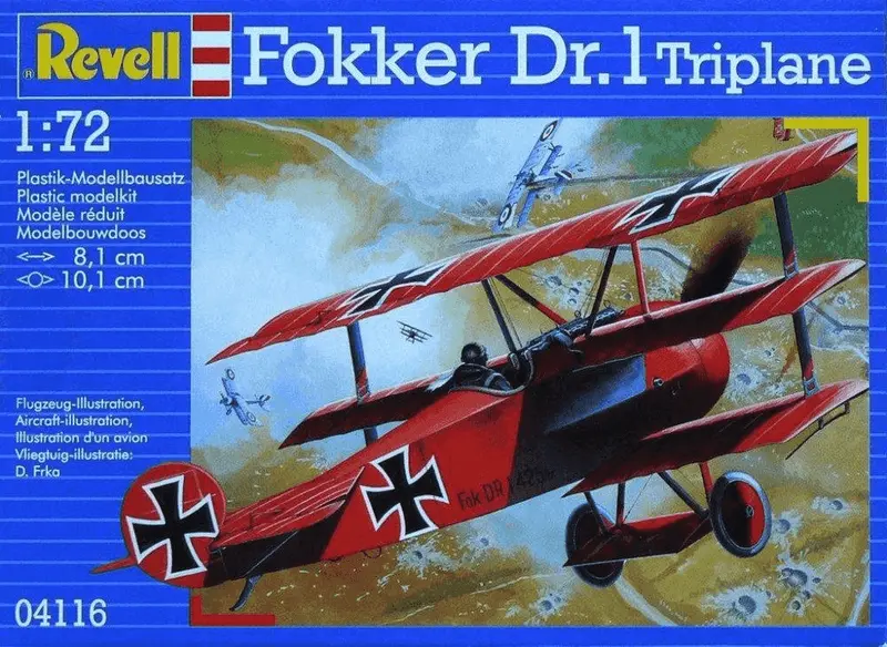Maqueta Fokker Dr.1 Triplane 1/72