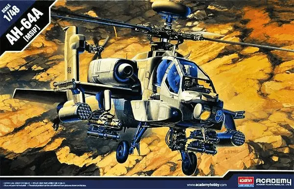 Maqueta Helicoptero AH-64A 1/48