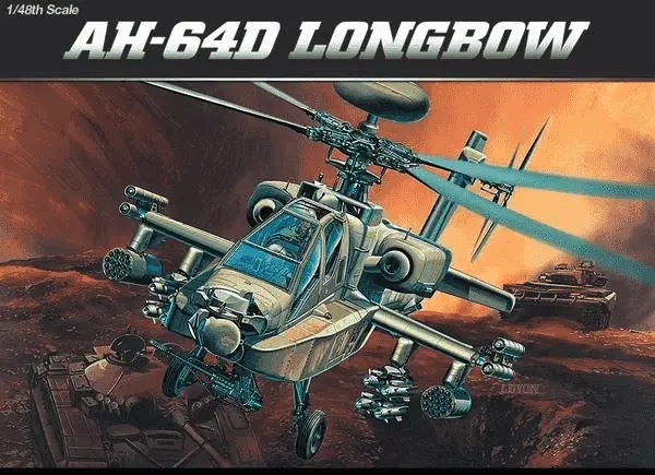 Maqueta Helicoptero AH64 Longbow 1/48