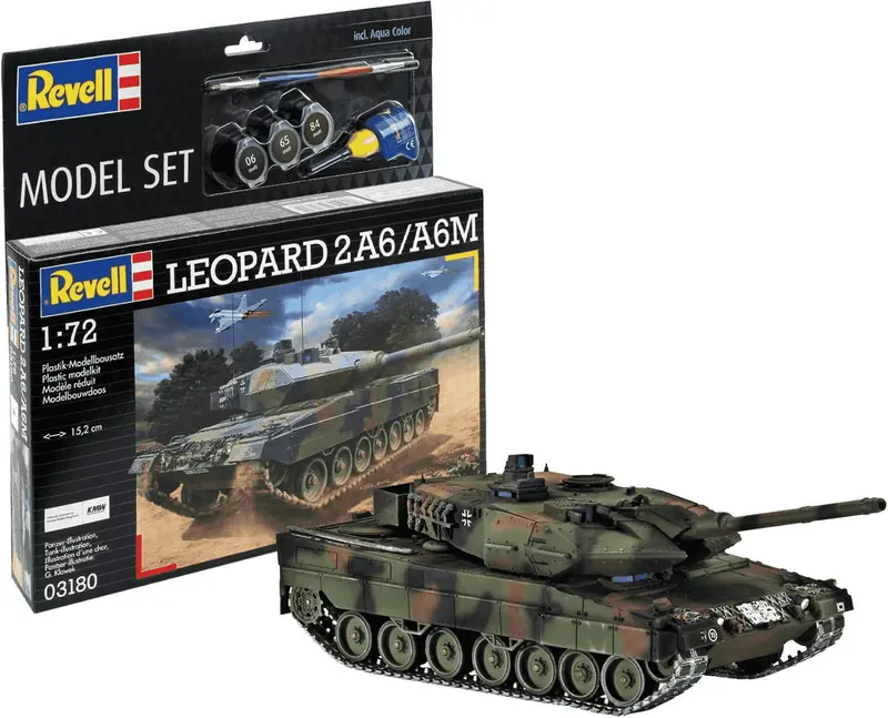 Maqueta Leopard 2A6/A6M Pegamento y Pint