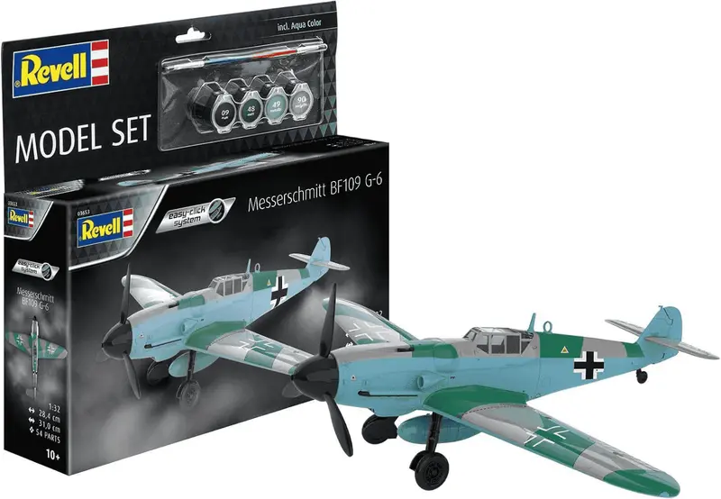 Maqueta Messerschmitt Bf109G-6 easy-clic