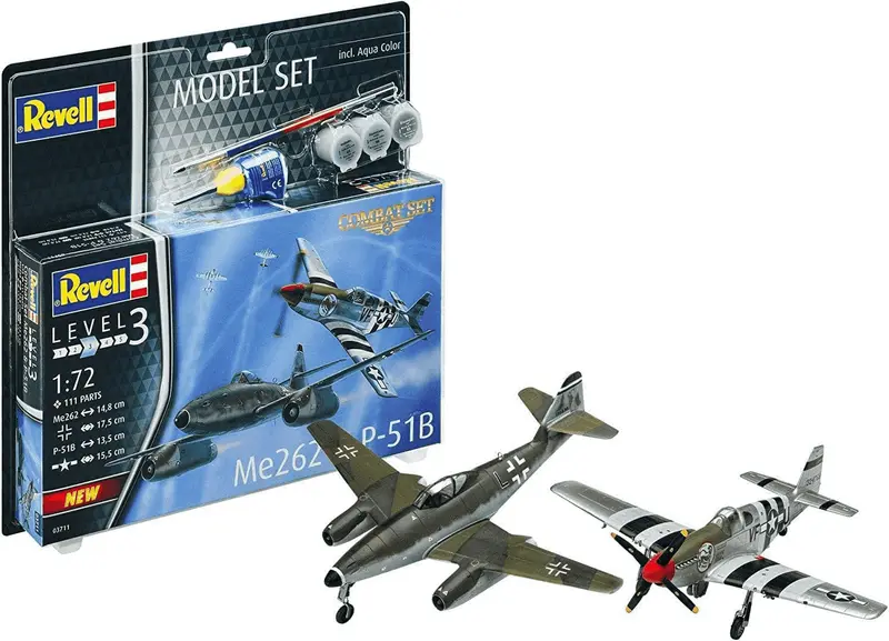 Maqueta Model Set Combat Aviones Me2