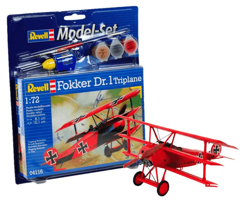 Maqueta ModelSet Avion Fokker Dr1 E.1/72