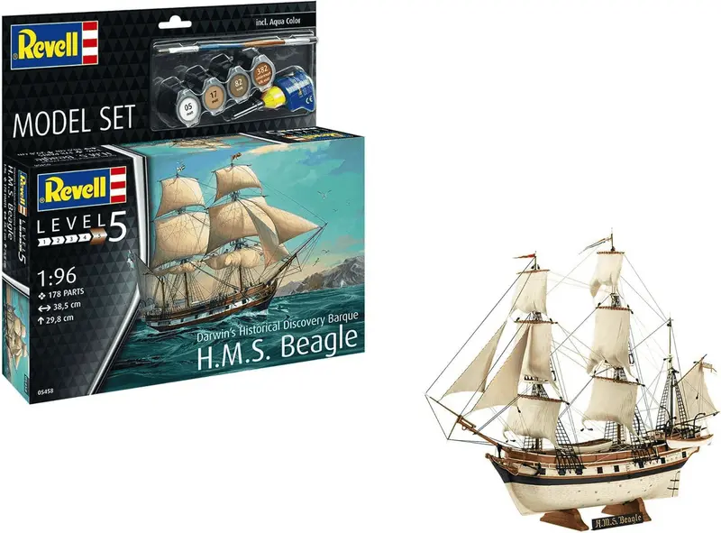 Maqueta ModelSet Barco a Velas HMS Beagl