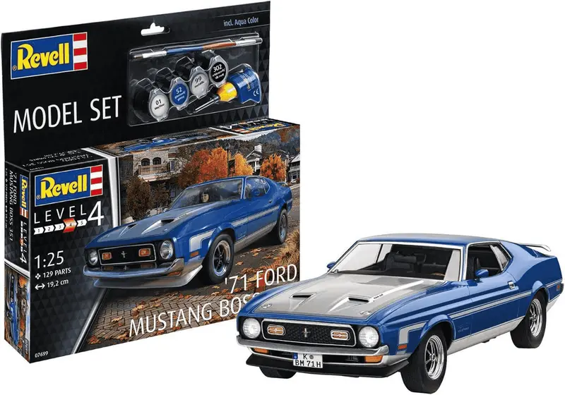 Maqueta ModelSet Ford Mustang 71 Boss Re
