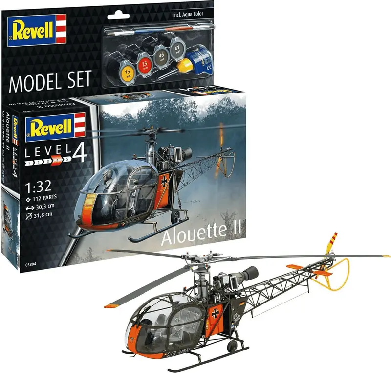 Maqueta ModelSet Helicoptero Aloutte 2 R