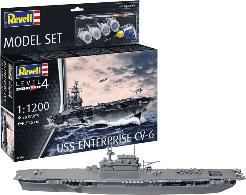 Maqueta ModelSet USS Enterprise CV 6 Rev