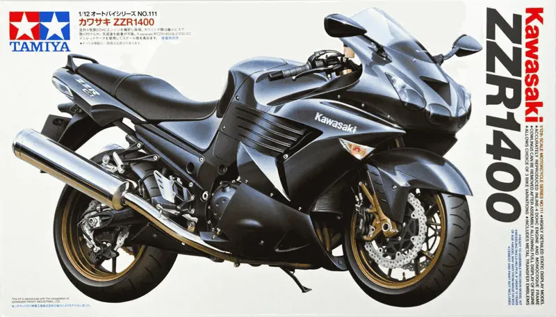 Maqueta Moto Kawasaki ZZr Esc. 1/12 Tami