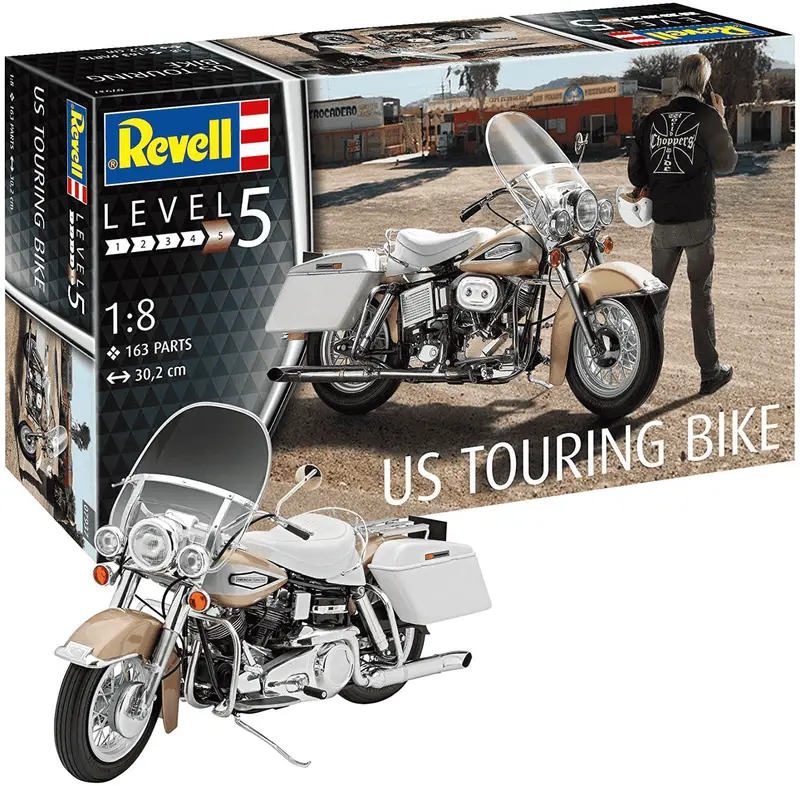 Maqueta Moto Us Touring Bike Escala 1/8