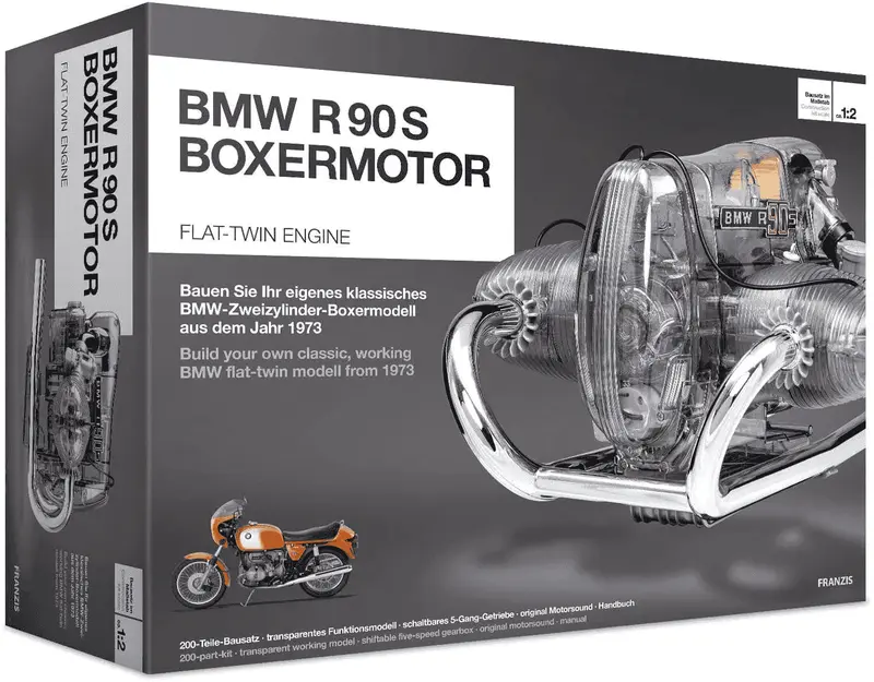 Maqueta Motor Boxer Bmw R90 S Flat Twin.