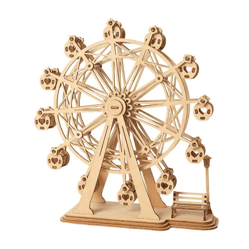 Maqueta Rueda De La Fortuna Madera