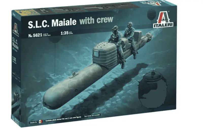 Maqueta Submarino 1/35 SLC Maiale 200