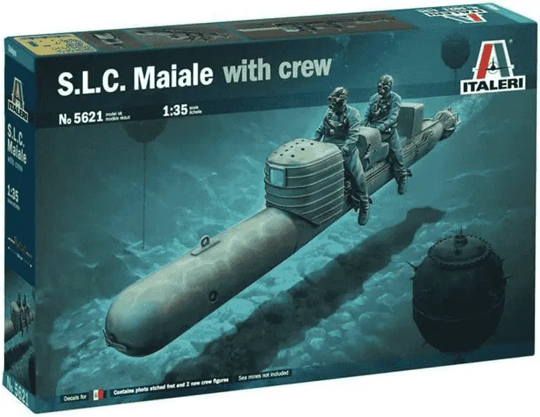 Maqueta Submarino+fig SLC Maiale 1/35