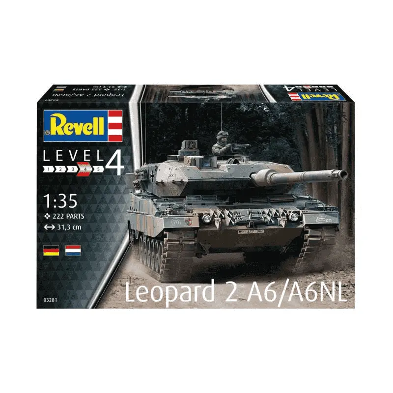 Maqueta Tanque Leopard 2A6/A6NL 1/35
