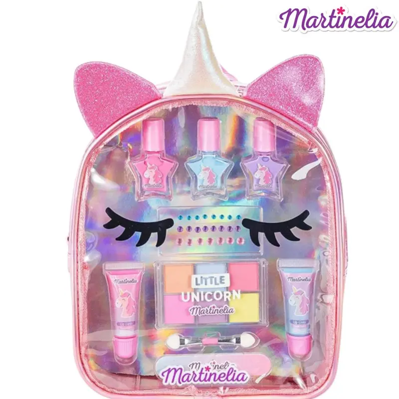Maquillaje Martinelia unicornio en mochila para niñas