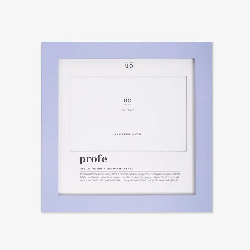 Marco de fotos "Profe” Lavander - UO