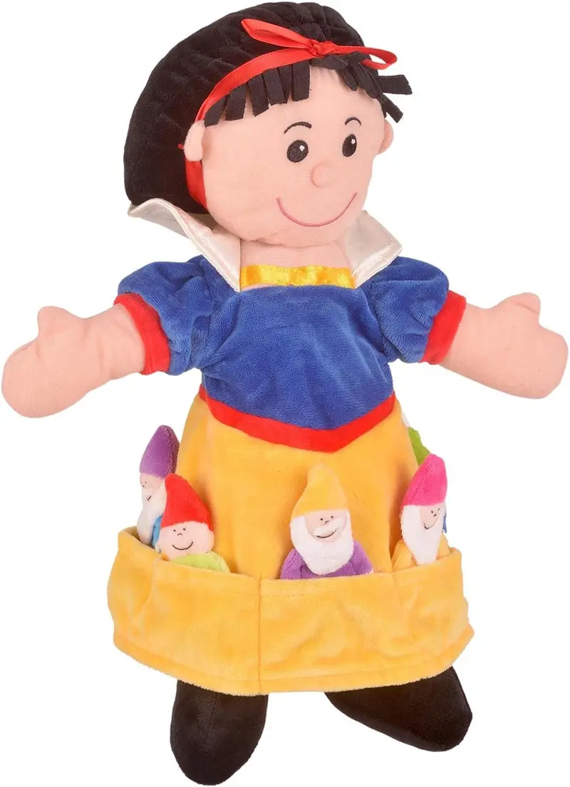 Marioneta de mano blantanieves - fiesta crafts