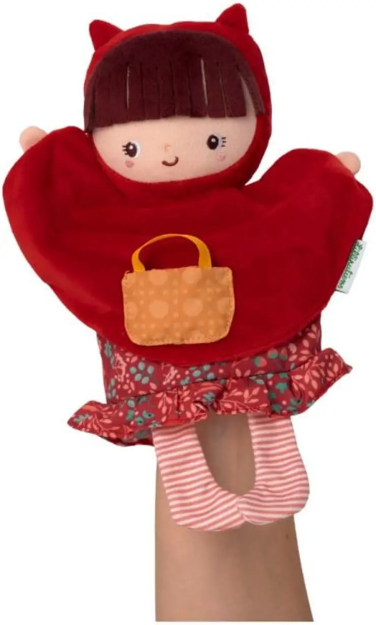 Marioneta de mano caperucita roja - lilliputiens 83519
