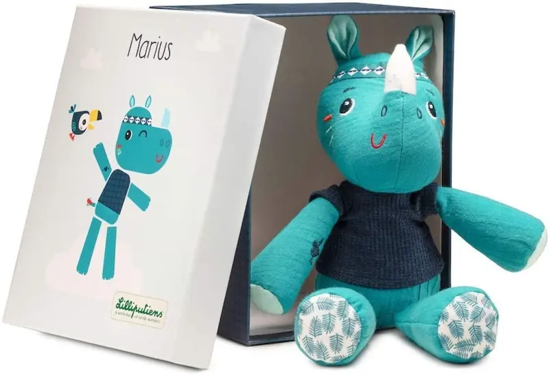 Marius peluche blando, desarrollo temprano bebé - lilliputiens 83247