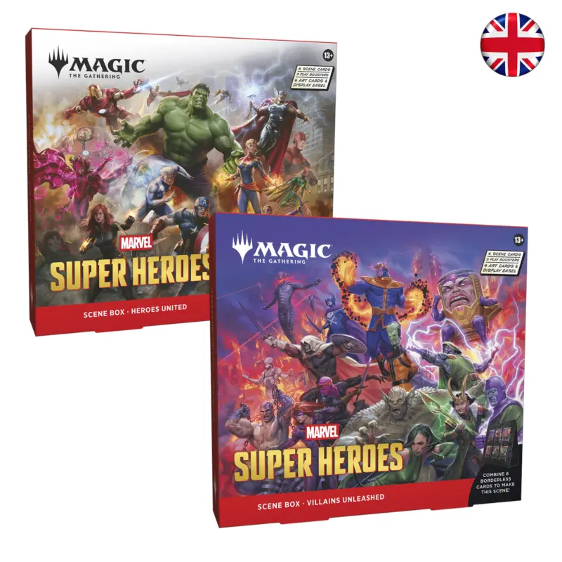 Marvel Super Heroes - Caja de escena (Inglés)