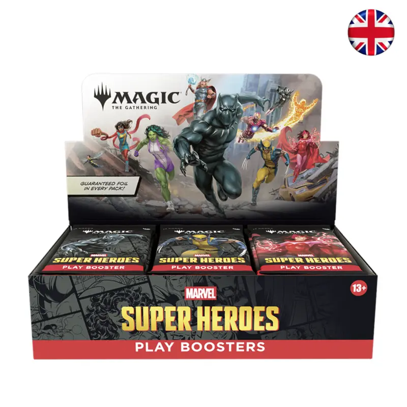 Marvel Super Heroes - Caja de sobres de juego (Inglés)