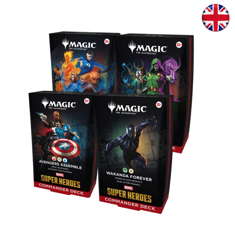 Marvel Super Heroes - Mazos de Commander (Inglés)