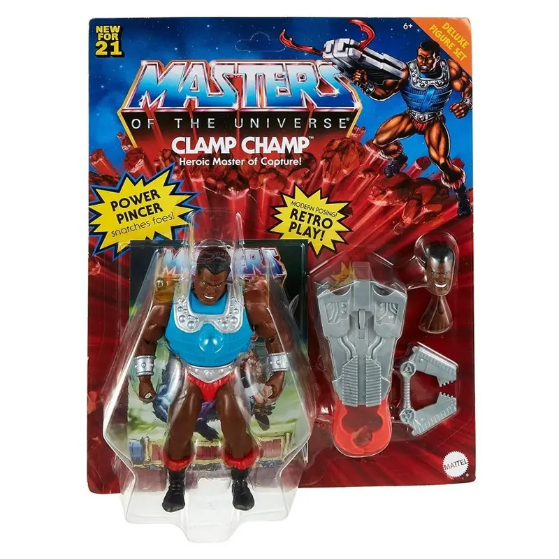 MASTERS OF THE UNIVERSE Clamp Champ Deluxe 2021 Capturador 14cm (GVL79) origenes