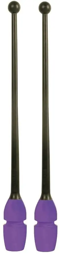 Mazas Engarzables Bicomponentes Gimnasia Rítmica 41,5 cm Moradas - Amaya Sport