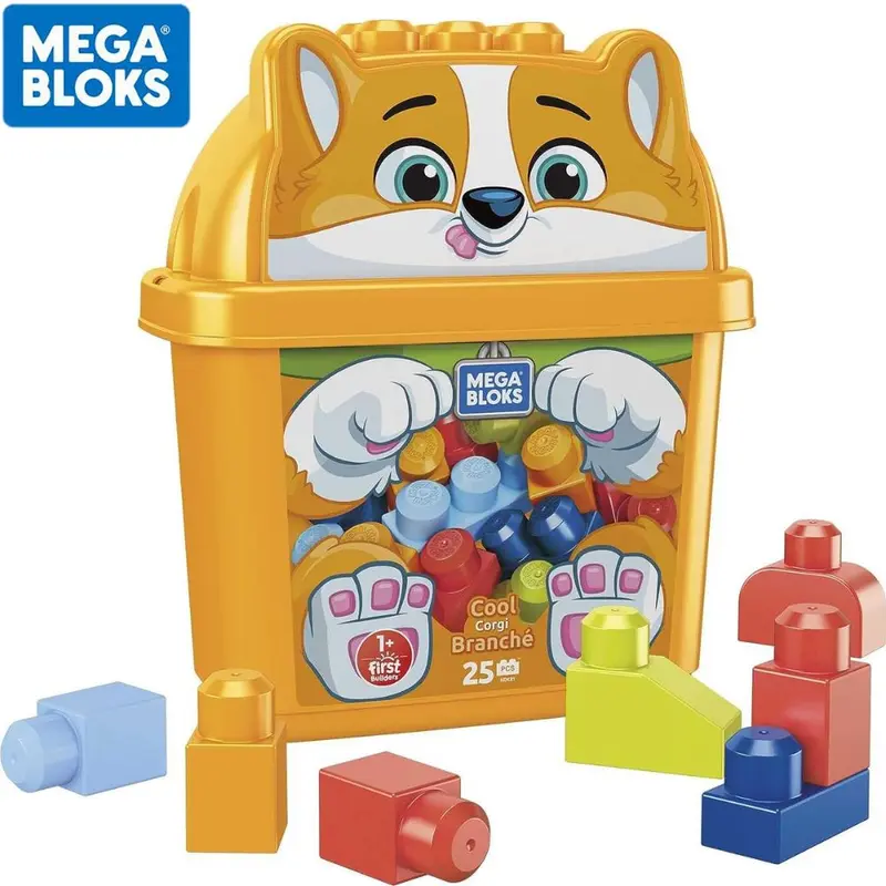 Mega Bloks cubo 25 bloques grandes Fisher Price