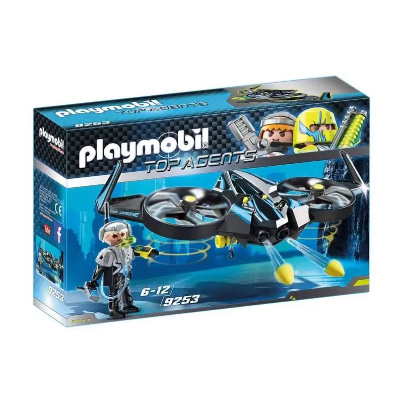 Mega Drone con Figura - Playmobil Top Agents 9253