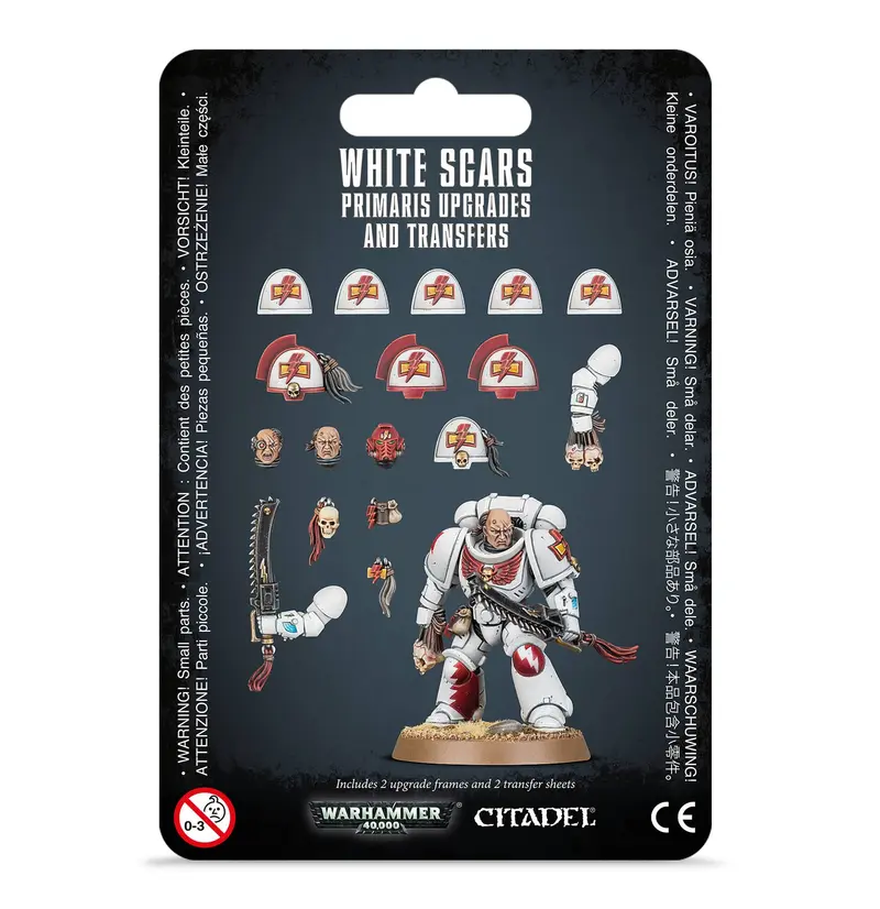 Mejoras y calcomanías de White Scars Primaris / White Scars Primaris Upgrades & Tranfers